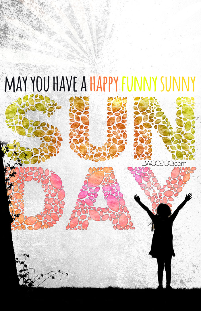 May you have a happy Sunday Printable Poster
