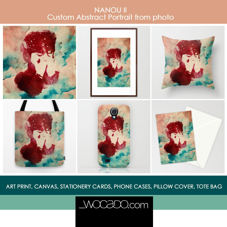 Nanou II - ArtPrint by Maya Lavda/wocado