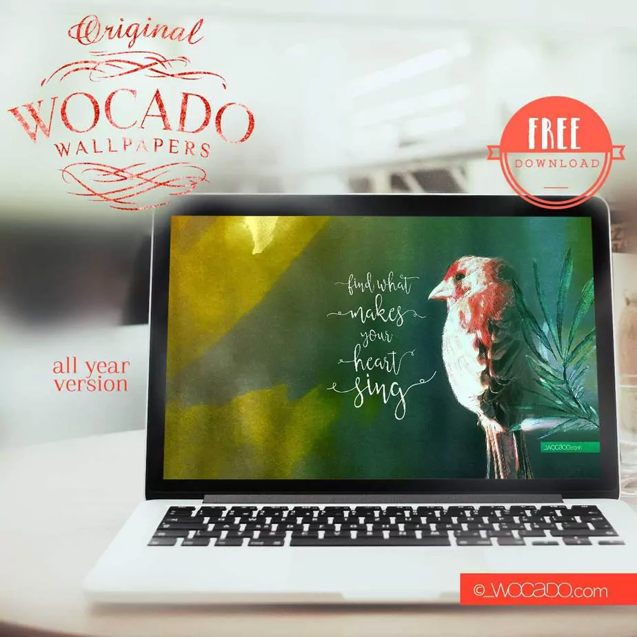 Find What Makes Your Heart Sing – May 2017 Calendar Wallpaper – FREE Download